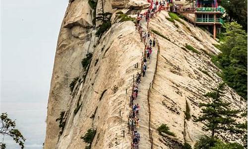 华山旅游攻略索道西上北下怎么走_华山索道东线好还是西线好