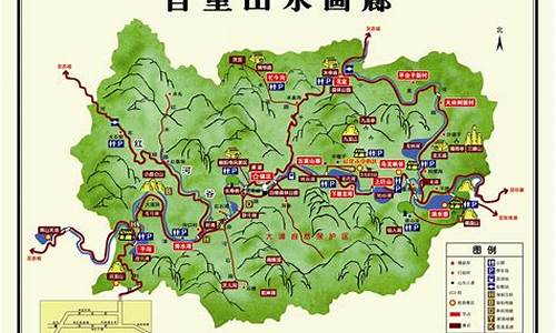 百里山水画廊沿途景点,百里山水画廊自驾路线及攻略