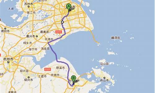 上海到宁波自驾途径哪些城市,上海到宁波自