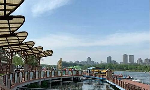 北京通州运河公园灯光秀_北京通州运河公园